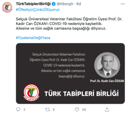 Prof. Dr. Kadir Can Özkan, koronavirüsten hayatını kaybetti - Resim : 1