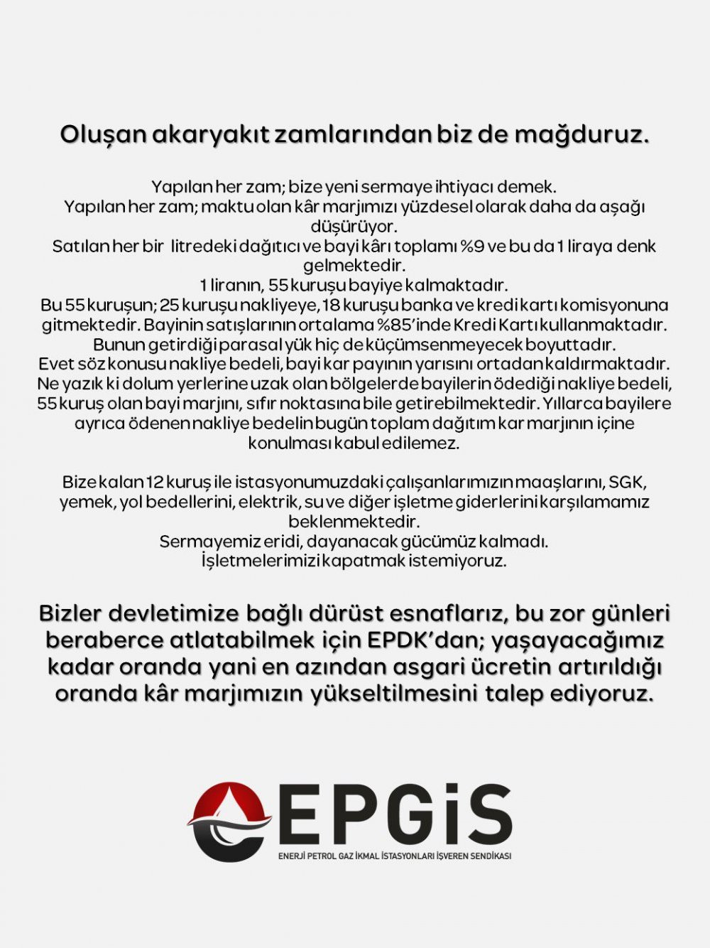 Akaryakıt işletmecilerinden 'zam' açıklaması: Biz de mağduruz - Resim : 1