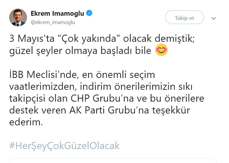 Ekrem İmamoğlu'ndan 'indirimler'den sonra ilk açıklama - Resim : 1