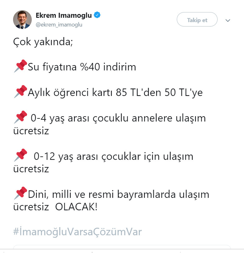 Ekrem İmamoğlu'ndan 'indirimler'den sonra ilk açıklama - Resim : 2