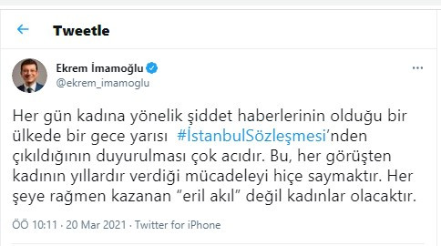 Ekrem İmamoğlu: Her şeye rağmen kazanan kadınlar olacak - Resim : 1