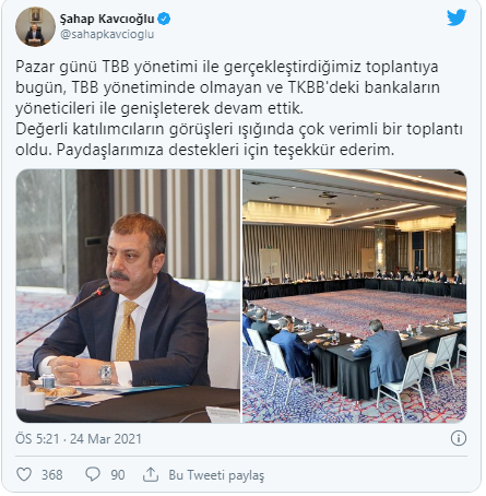 Merkez Bankası Başkanı Şahap Kavcıoğlu'dan açıklama - Resim : 1