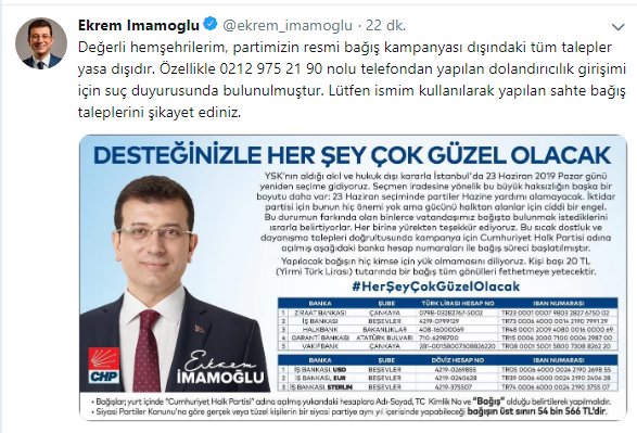 Ekrem İmamoğlu'ndan suç duyurusu - Resim : 1