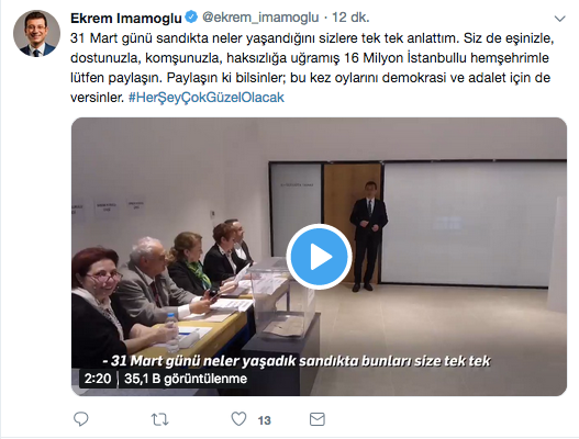 Ekrem İmamoğlu 31 Mart günü sandıkta olanları tek tek anlattı - Resim : 1