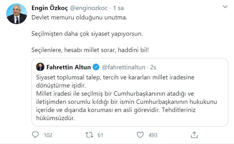 CHP'li Altay'dan Fahrettin Altun'a sert tepki - Resim : 2