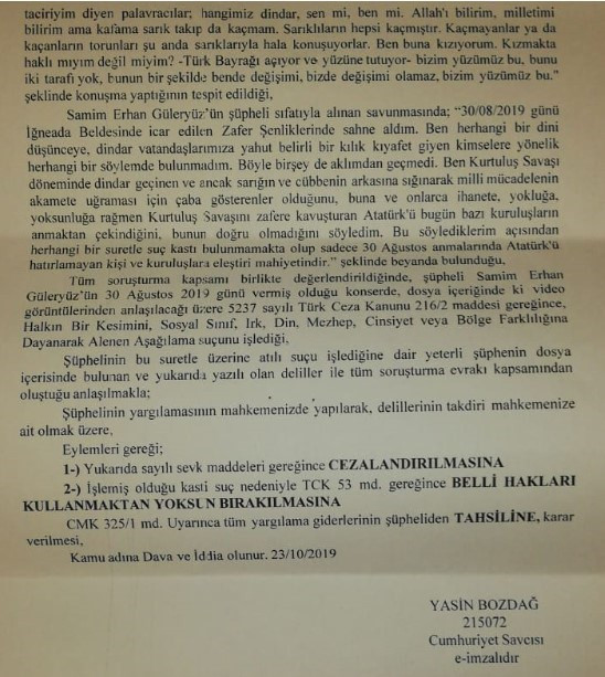 Diyanet'i eleştiren müzisyene hapis istendi - Resim : 2