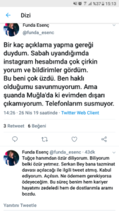 Funda Esenç'e şok üstüne şok, bileti iptal edildi! - Resim : 1