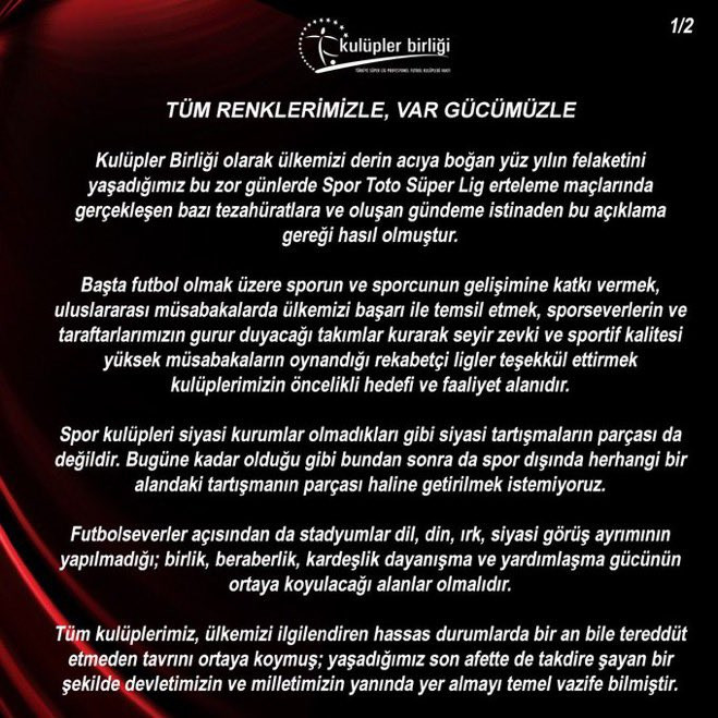 Türkiye Futbol Federasyonu'ndan tribün yasağı hamlesi... - Resim : 1