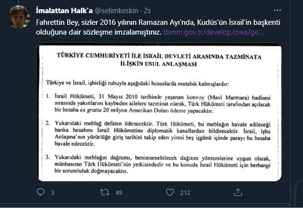 Fahrettin Altun'u zora sokacak AKP'nin İsrail ile anlaşma belgeleri... - Resim : 2