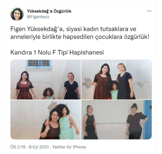 Figen Y&uuml;ksekdağ'dan yıllar sonra cezaevinden ilk fotoğraf - Resim : 5