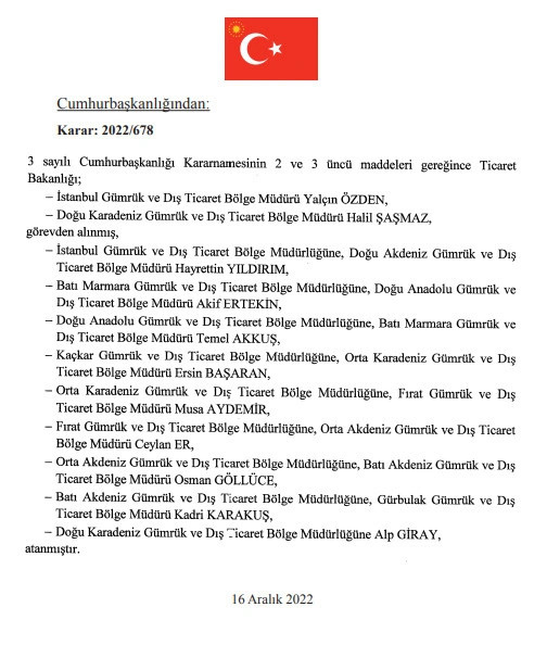 Erdoğan'dan gece yarısı çok sayıda atama - Resim : 1