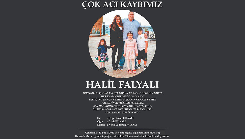 Halil Falyalı'nın eşinden ilk açıklama - Resim : 1