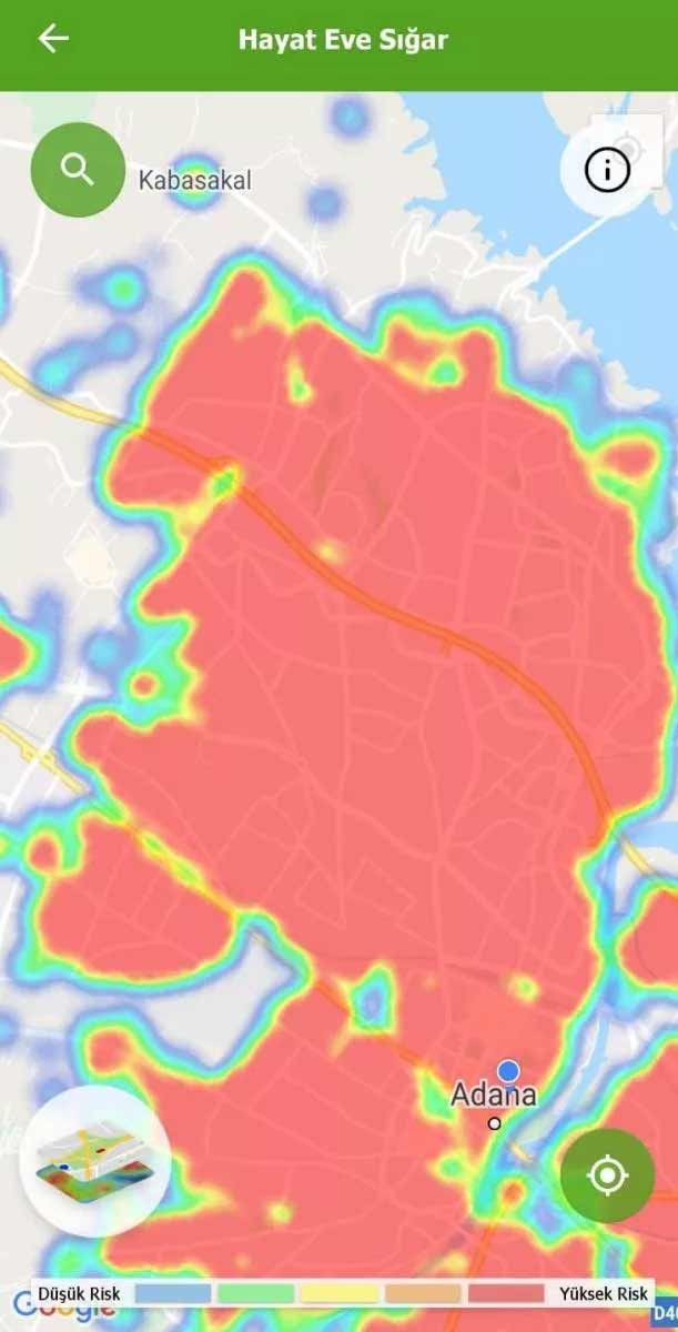 Koronavirüs haritasında sadece mezarlıklar risksiz - Resim : 2