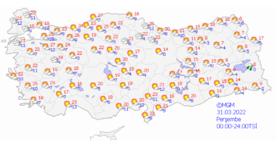 Meteoroloji tarih verdi: Hava sıcaklıkları artıyor - Resim : 7