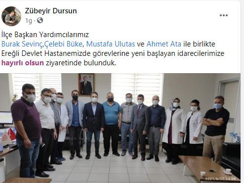 AKP&rsquo;li belediyede başkan yardımcısıydı, hastaneye m&uuml;d&uuml;r oldu - Resim : 1