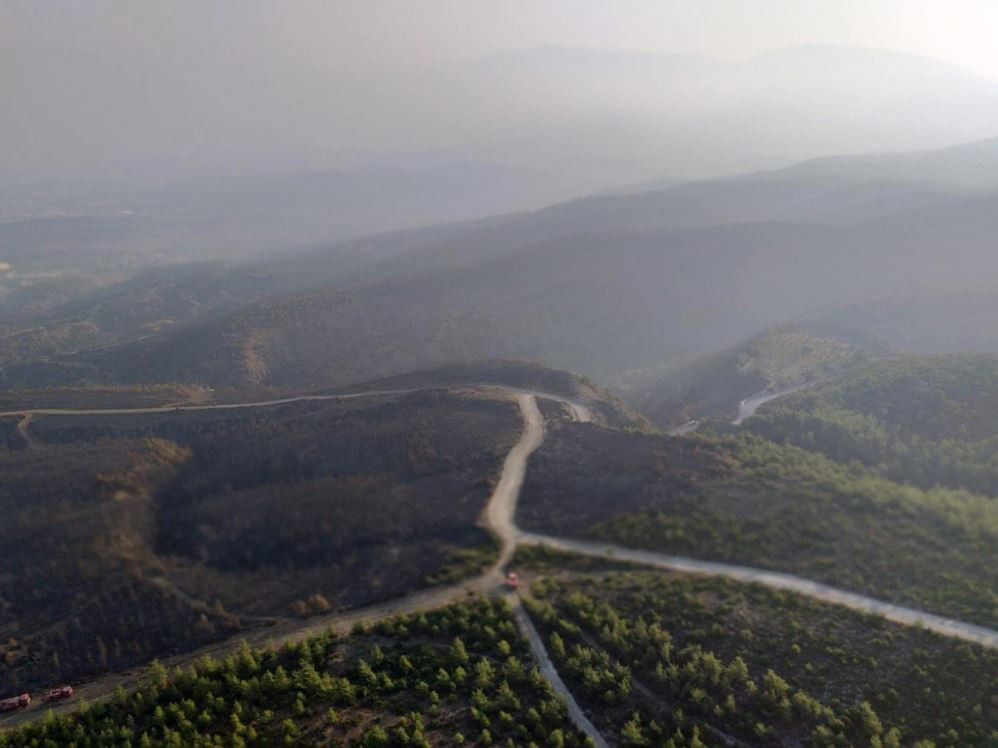 İşte Hatay'da yanan ormanlık alanın son görüntüsü - Resim : 2