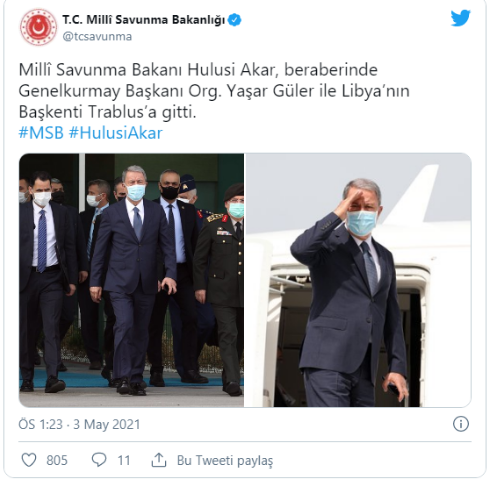 Akar ve Çavuşoğlu Libya'ya gidiyor: Güler ve Fidan heyette - Resim : 1