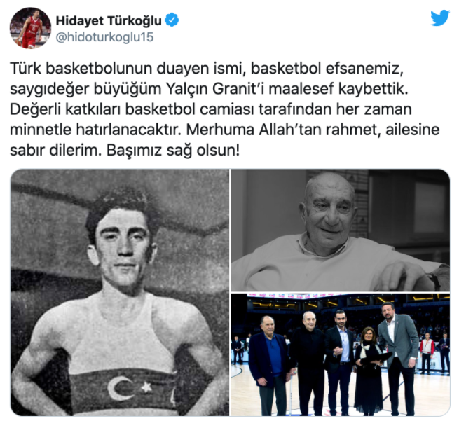 Türk basketbolunun efsanesi Yalçın Granit hayatını kaybetti - Resim : 1