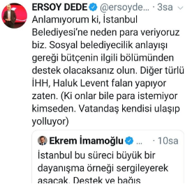 İmamoğlu'nun kampanyasını eleştiren yandaş yazar Erdoğan'ın açıklamasından sonra twitini sildi - Resim : 1