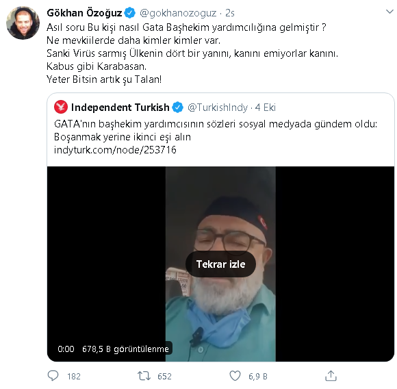 Gökhan Özoğuz'dan o isme sert tepki - Resim : 1