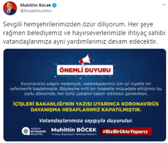 Muhittin Böcek'ten dikkat çeken açıklama - Resim : 1