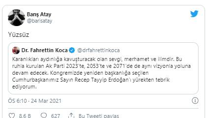 Barış Atay'dan Sağlık Bakanı Koca'ya sert tepki - Resim : 1