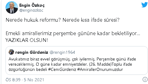 Gözaltındaki emekli amirallerin savcılığa ne zaman sevk edileceği belli oldu - Resim : 2