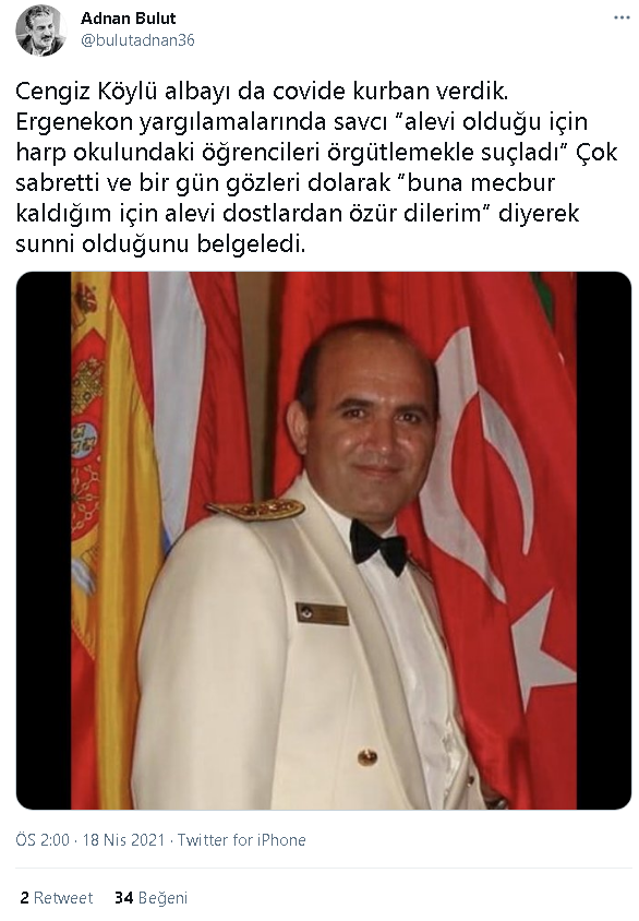 Balyoz mağduru Emekli Albay Cengiz Köylü yaşamını yitirdi - Resim : 3