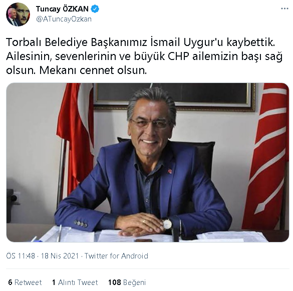 Torbalı Belediye Başkanı Ramazan İsmail Uygur hayatını kaybetti - Resim : 5