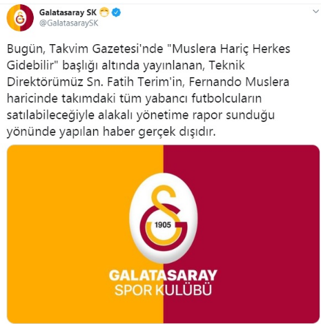 Galatasaray, yandaş medyanın haberini yalanladı - Resim : 1