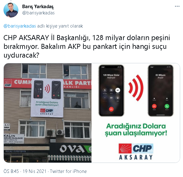 CHP'den yeni '128 milyar dolar nerede?' afişi... - Resim : 1