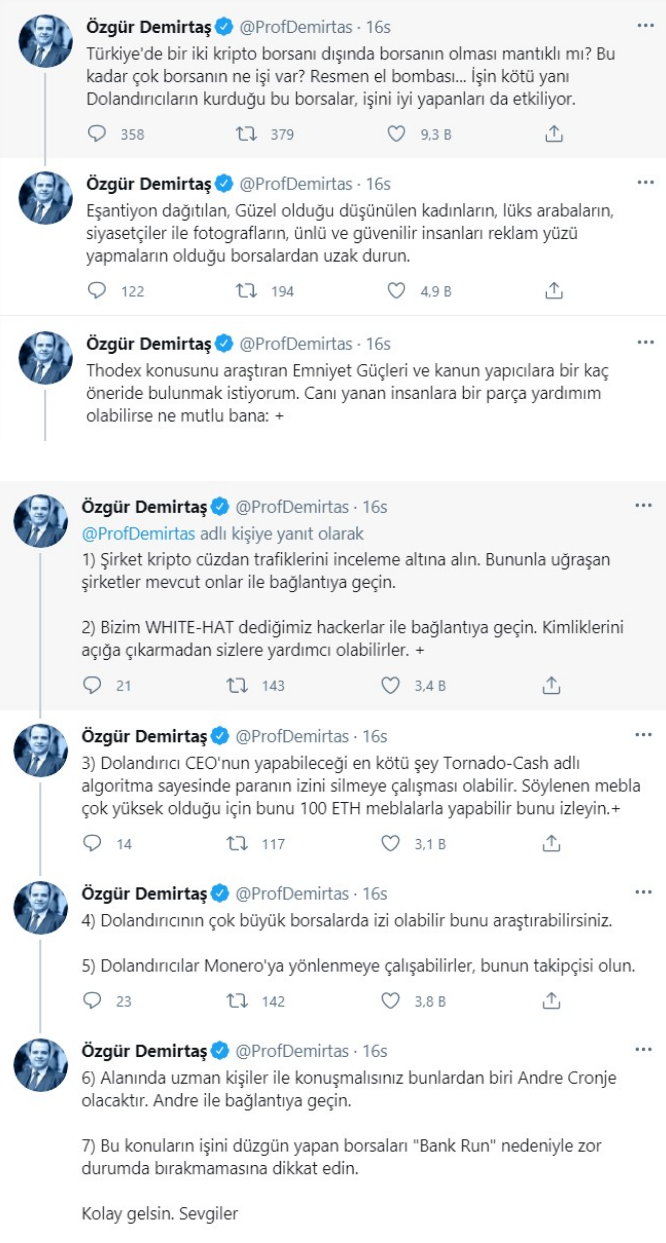 Özgür Demirtaş'tan 'kripto para' uyarısı - Resim : 1