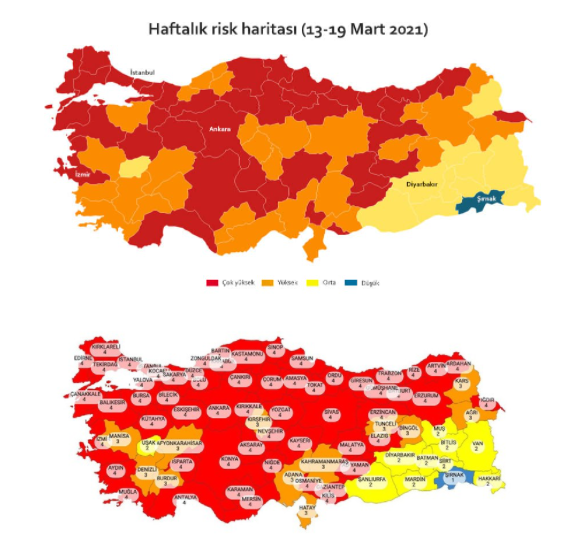 Türkiye ‘tam kapanma’ya böyle giriyor: 79 kent... - Resim : 2