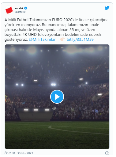 Beyaz eşya devinden EURO 2020 müjdesi - Resim : 1