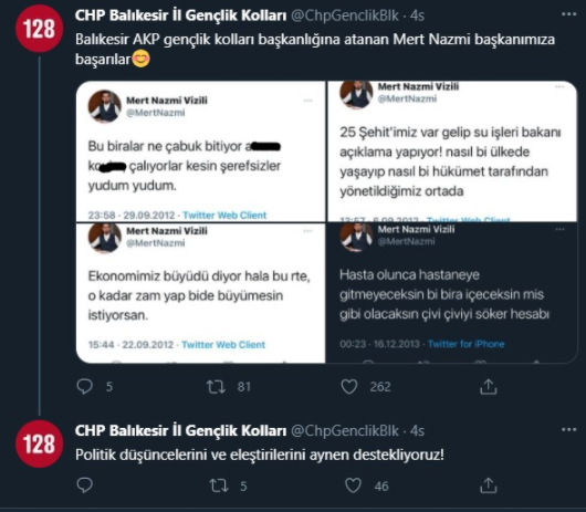 AKP Gençlik Kolları Başkanı'ndan olay paylaşımlar... - Resim : 1