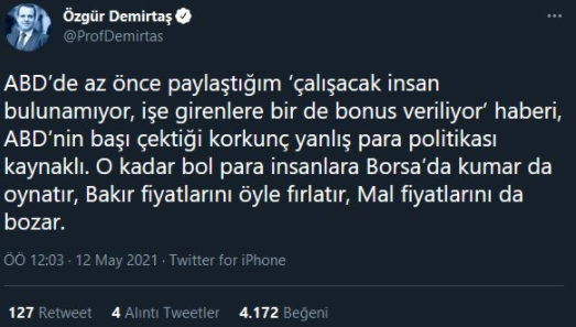 Ekonomist Özgür Demirtaş, Türkiye için acı tabloyu açıkladı - Resim : 1