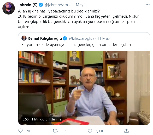 Kılıçdaroğlu'ndan Twitch fenomenine: Chat hazır olduğunda haber ver - Resim : 1