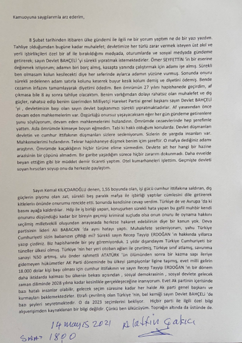 Çakıcı’dan Sedat Peker’e 'Sus' mesajı - Resim : 1