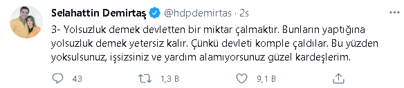 Demirtaş: Sizi perişan eden Covid-19 değil AKP-128'dir - Resim : 3