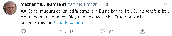 AA'yı çok sert sözlerle hedef alan Soylu'nun danışmanından flaş adım - Resim : 1