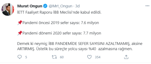 İBB Sözcüsü Murat Ongun, o iddialara yanıt verdi: Demek ki neymiş... - Resim : 1