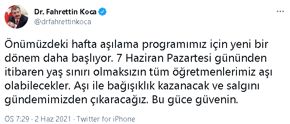 Bakan Koca: Aşılamada yeni bir dönem başlıyor - Resim : 1