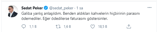 Sedat Peker AKP'ye verdiği seçim desteğini açıkladı: O paketler Peker'e aitmiş - Resim : 1