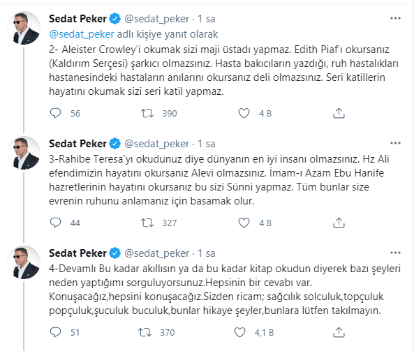 Sedat Peker'den art arda paylaşımlar: Yüzde 37'ye takılmayın - Resim : 2