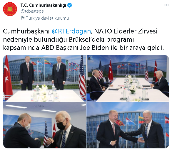 Erdoğan - Biden görüşmesi sona erdi - Resim : 1