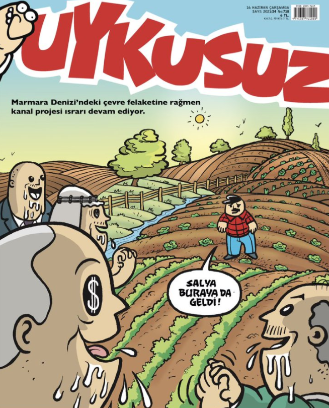 Uykusuz'dan 'Kanal İstanbul' kapağı - Resim : 1