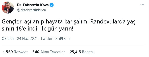 Bakan Koca gençlere seslendi: İlk gün yarın - Resim : 1