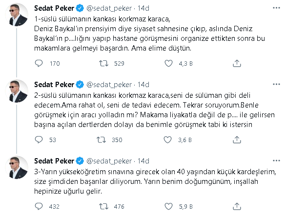 Sedat Peker'den Korkmaz Karaca açıklaması  - Resim : 1