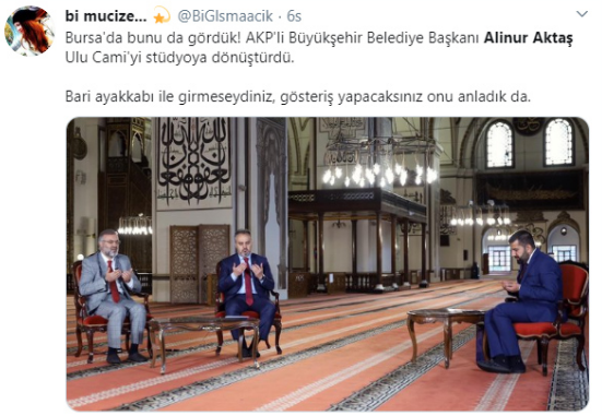 Camide ramazan programı yapan AKP&rsquo;li başkan tepki &ccedil;ekti - Resim : 1