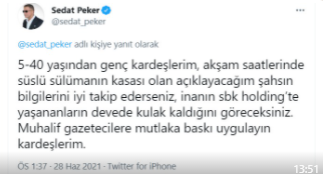 Sedat Peker saat verdi: Süleyman Soylu'nun kasası... - Resim : 1